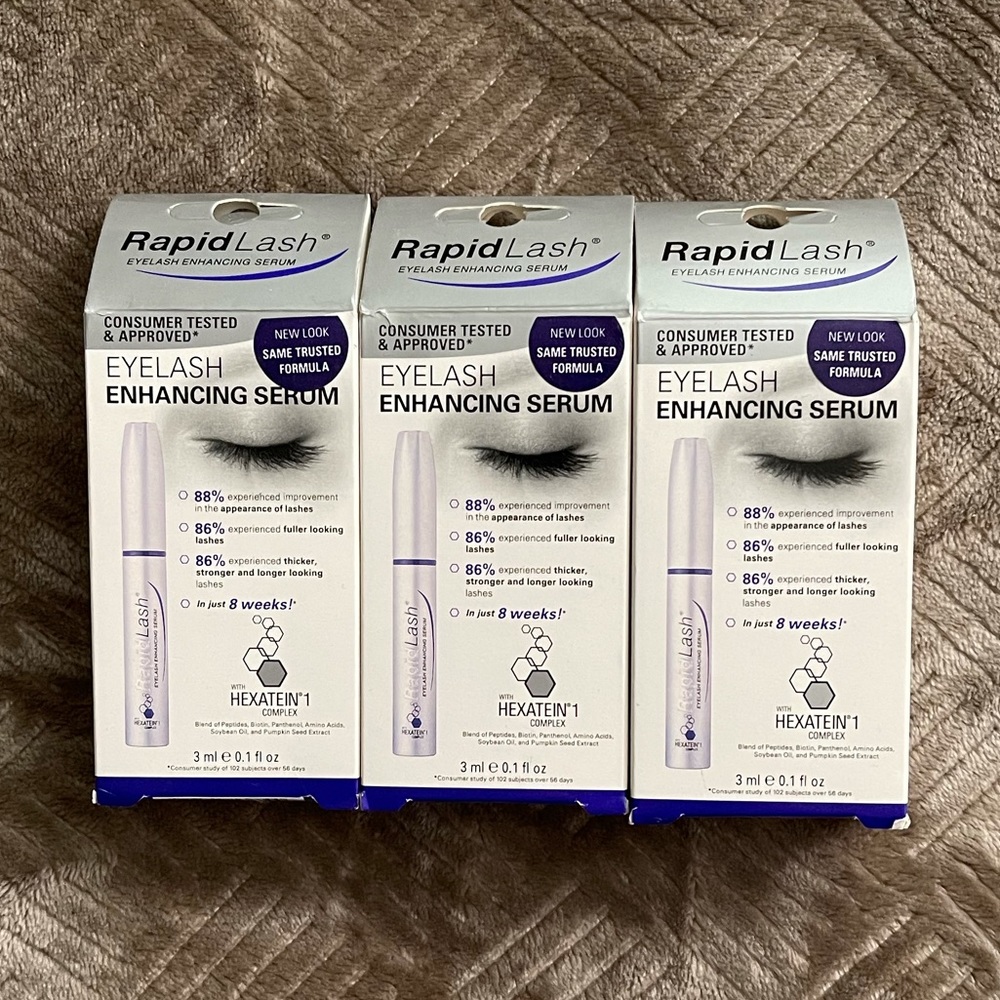 Rapidlash Eyelash Growth Serum 3 tubes 👁 ✨